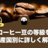 コーヒー豆の等級（グレード）を生産国別に詳しく解説！