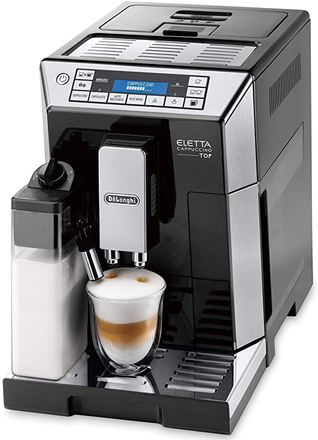 デロンギ 全自動コーヒーマシン エレッタ カプチーノ トップ ECAM45760