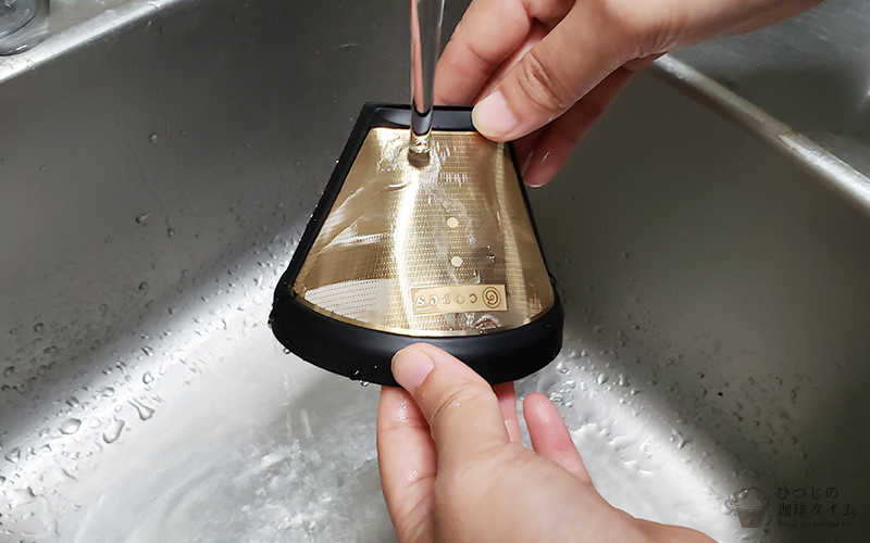 コレス 丸山珈琲共同開発 ゴールドフィルター C246BK 洗い方